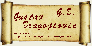 Gustav Dragojlović vizit kartica